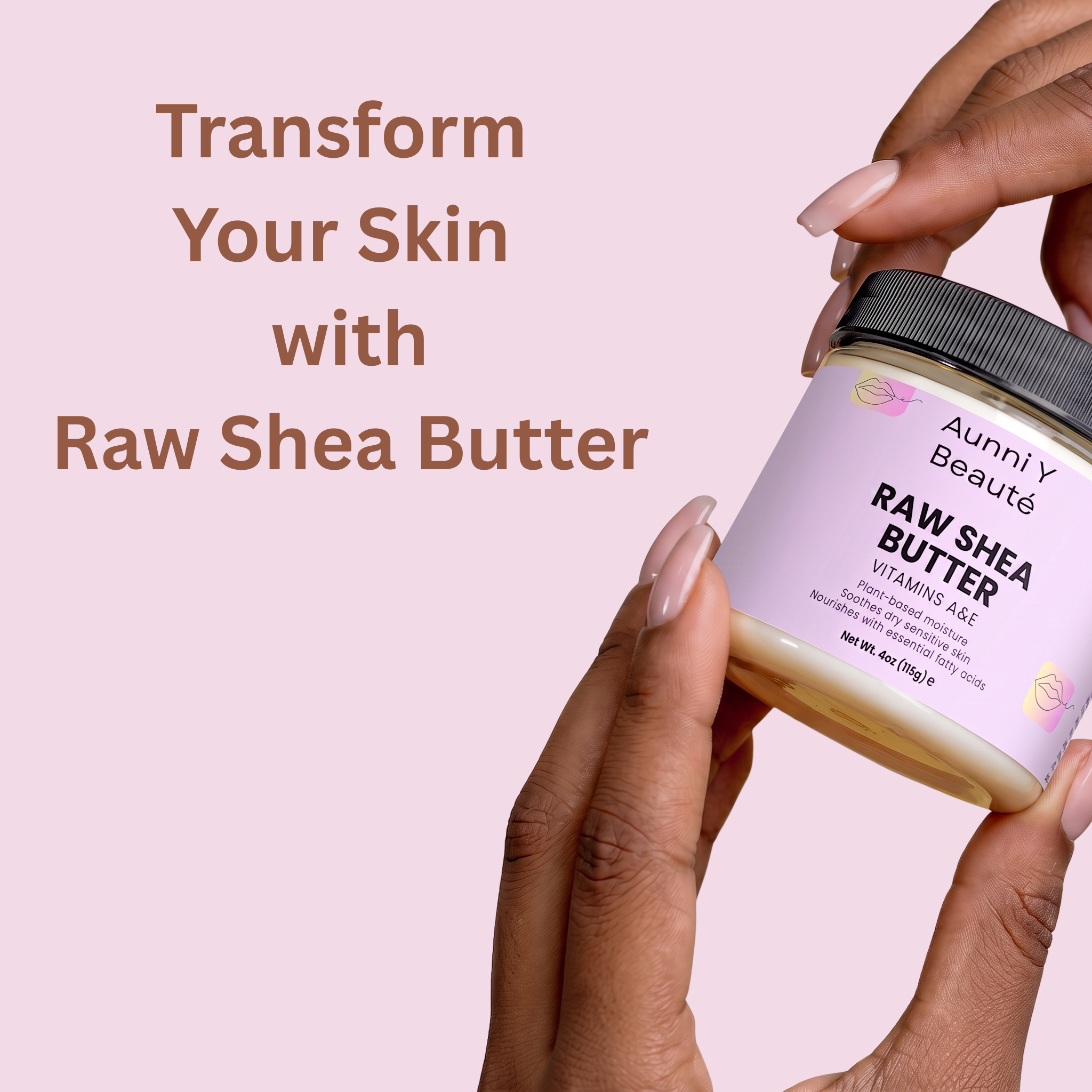 Raw Shea Butter - single 4 ounce jar