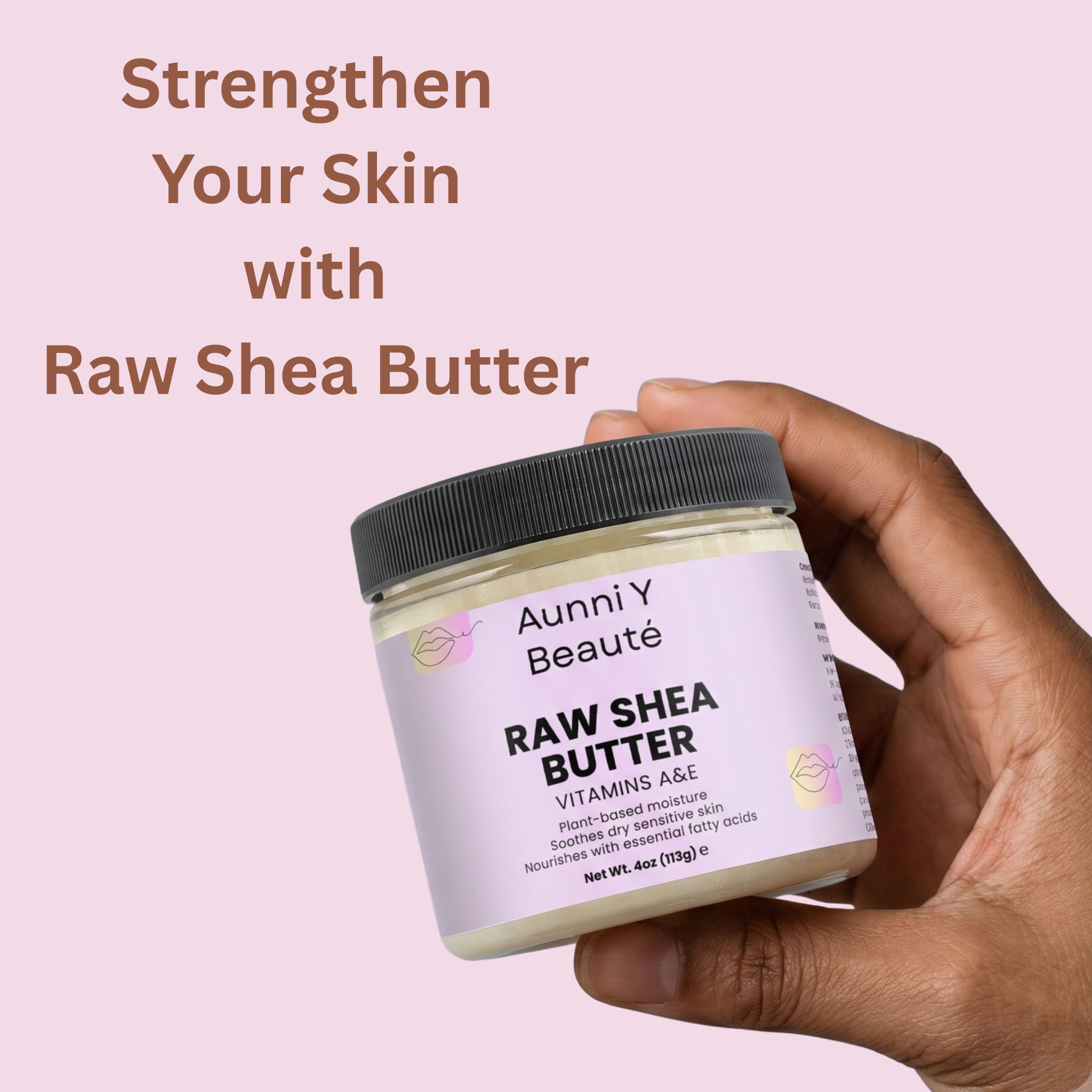 Raw Shea Butter - single 4 ounce jar